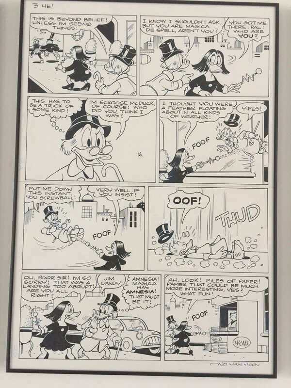 William Van Horn, Uncle Scrooge - WOE IS HE! - Page 3 - Comic Strip