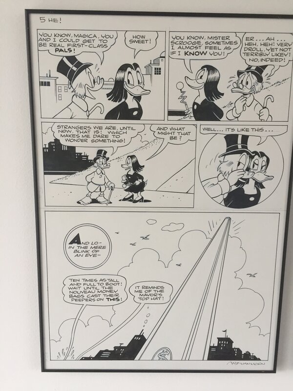 William Van Horn, Uncle Scrooge - WOE IS HE! - Page 5 - Comic Strip