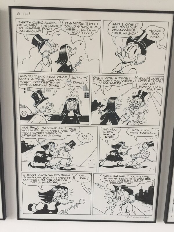 William Van Horn, Uncle Scrooge - WOE IS HE! - Page 6 - Planche originale