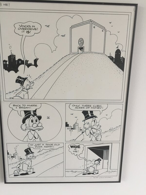 William Van Horn, Uncle Scrooge - WOE IS HE! - Page 8 - Comic Strip