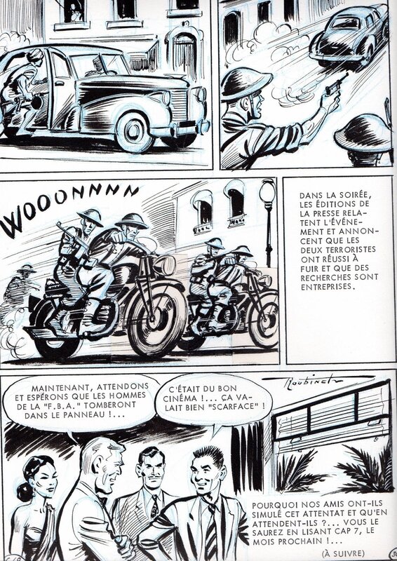 Maxime Roubinet, Trois des Chindits - Episode indéterminé, parution dans CAP 7 en 1962 - Comic Strip