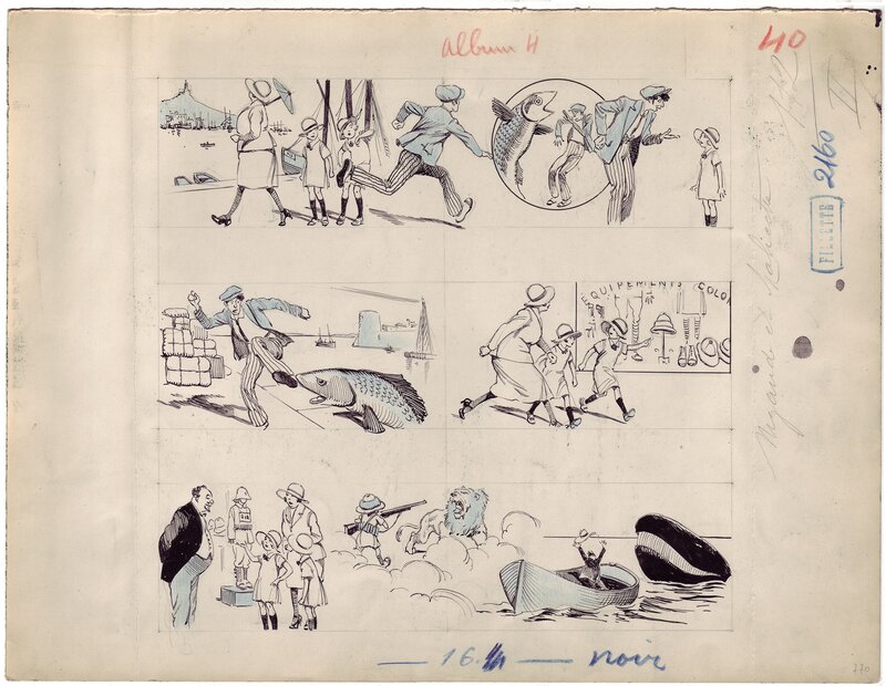 René Giffey, Nigaude & Malicette, album 4, pl. 40. - Comic Strip