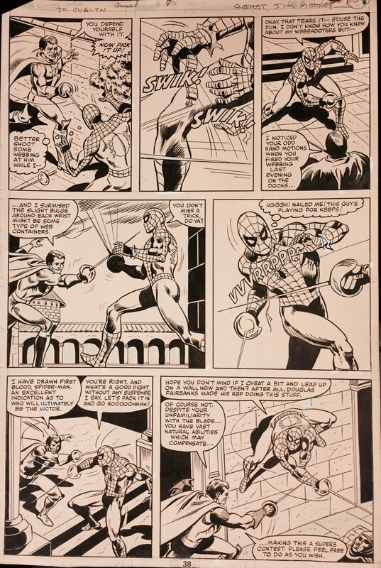Jim Mooney, Mike Esposito, Spectacular Spider man annual #2 - Comic Strip