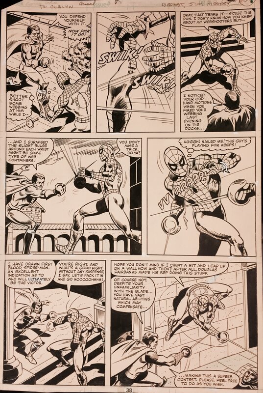 Jim Mooney, Mike Esposito, Spectacular Spider man annual #2 - Planche originale