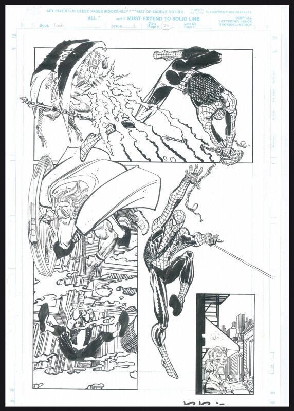 Thor 8 pag.20 par John Romita Jr. - Planche originale