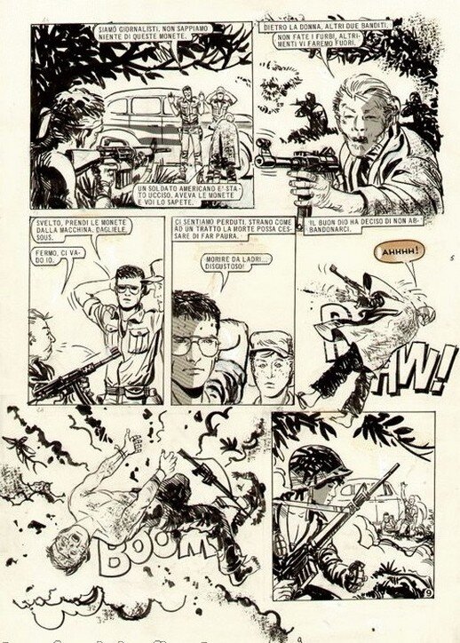 Juan Giménez, Ray Collins, Pierre Oury Inviato Speciale p9 - Comic Strip