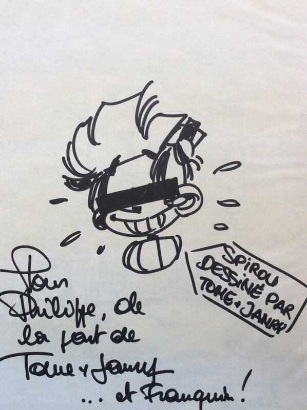 Spirou by Janry, Tome - Sketch