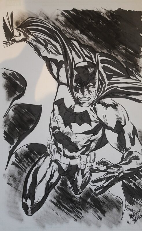 Batman by Wellington Alves - Original Illustration