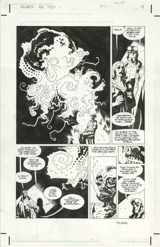 Mike Mignola, Hellboy: GOODBYE MR. TOD - Comic Strip