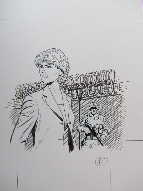 Lady S by Philippe Aymond - Original Illustration