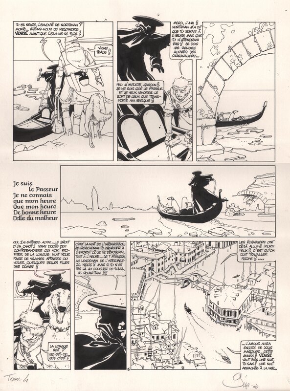 Neige   Tome4 par Gine - Planche originale