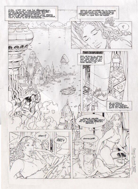 Thierry Labrosse, Morea Tome 1 Planche1 - Planche originale