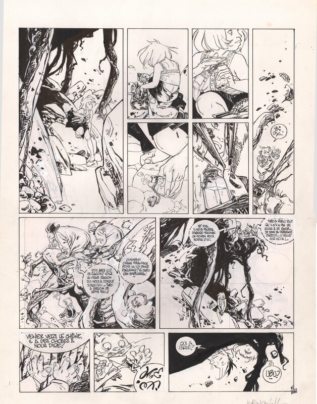 Claire Wendling, Les Lumières de l'amalou    Tome 4 planche 45 - Planche originale