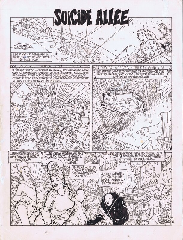 Avant L'Incal - Before Incal - Janjetov - Illustration originale