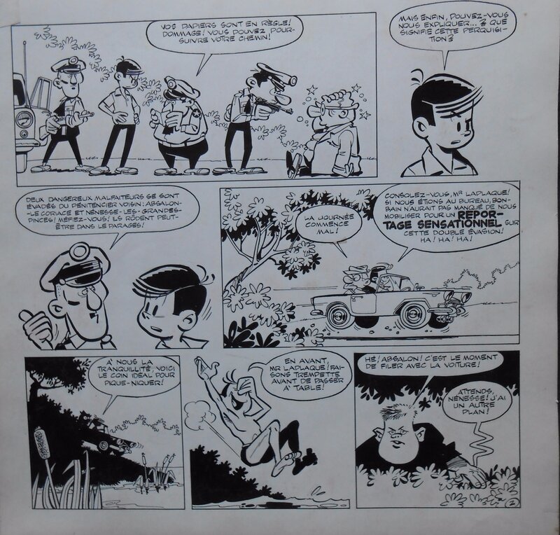 Luc JUNIOR par Greg, Sirius - Planche originale