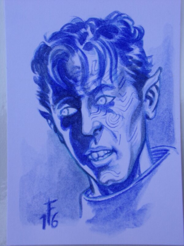 Fred Grivaud, Kurt WAGNER aka NIGHTCRAWLER - Illustration originale