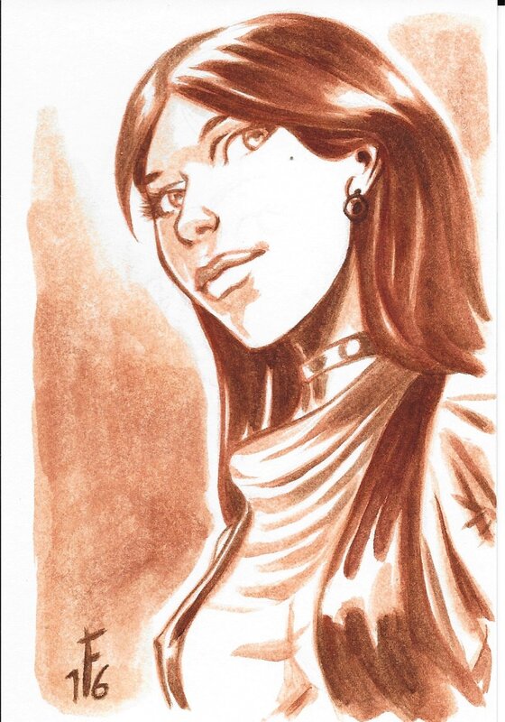 Fred Grivaud, The WATCHMEN : THE SILK SPECTRE - Illustration originale