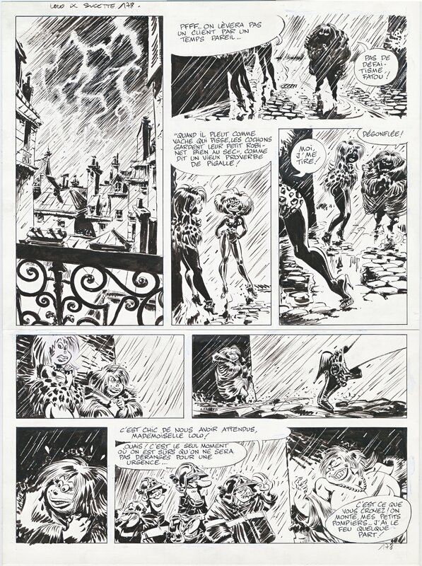 Marc Hardy, Lolo & Sucette, gag 178 - Planche originale