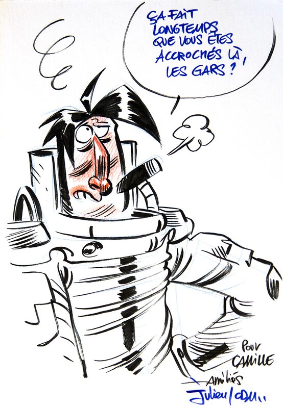 Cosmik Roger par Julien/CDM - Dédicace