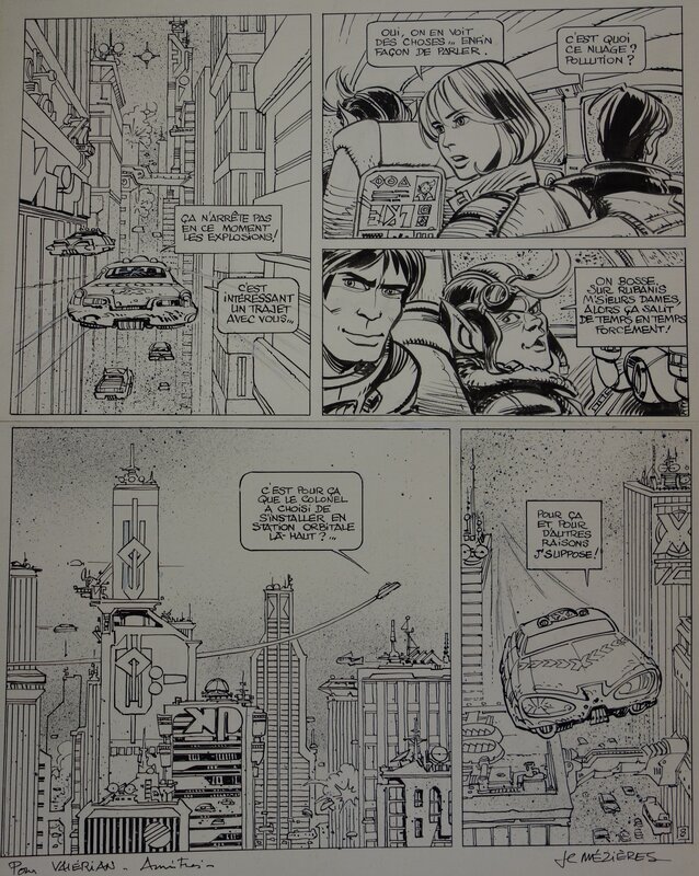 Jean-Claude Mézières, Valerian Tome 15 les cercles du pouvoir Page10 - Planche originale