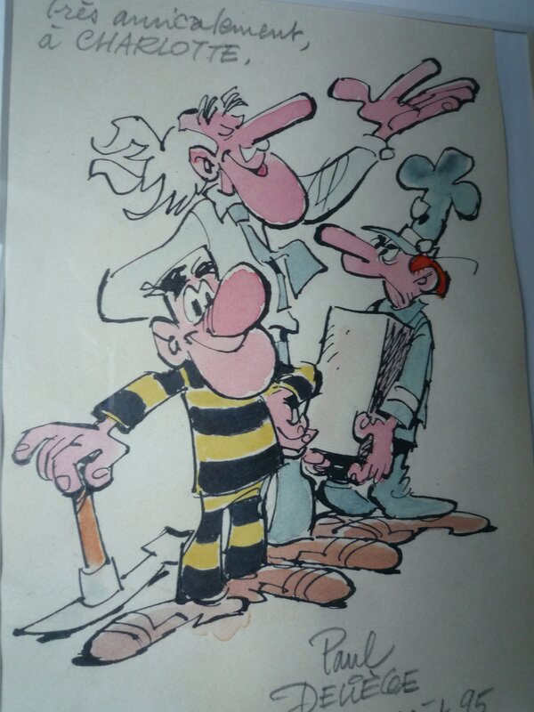 Bobo and co N°1 by Paul Deliège - Original Illustration