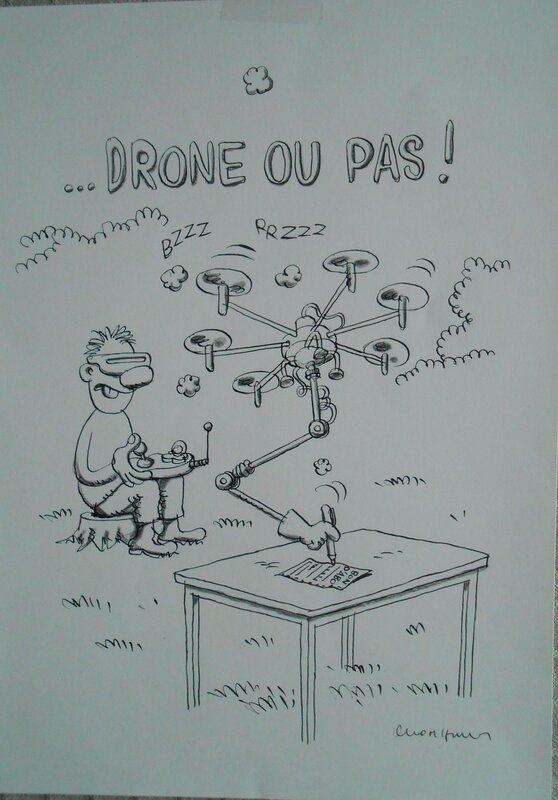 Luc Cromheecke, Dessin original Abonnement Spirou - Illustration originale