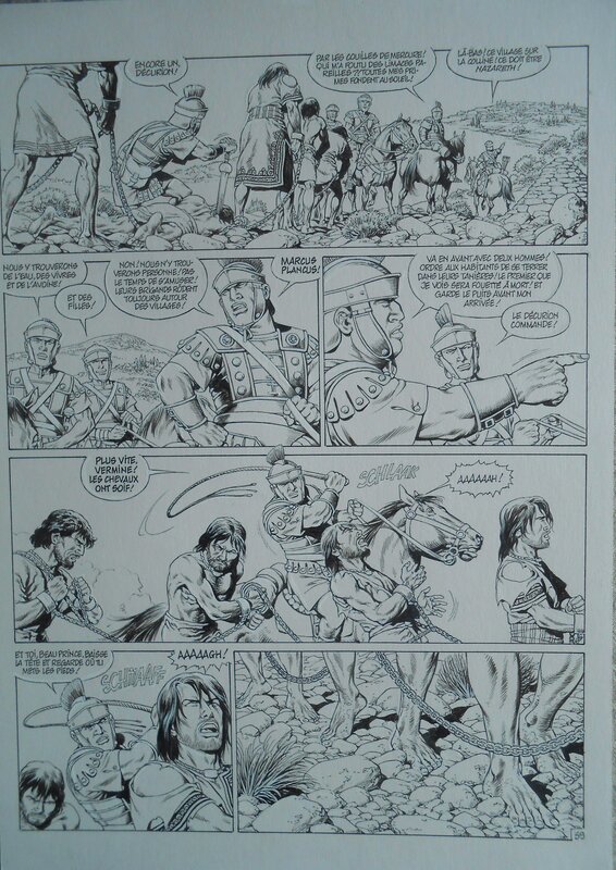 Ben Hur T1 (p. 39) par Jean-Yves Mitton - Planche originale