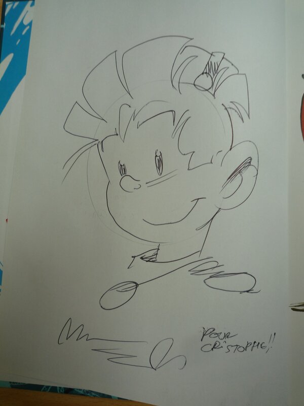 Spirou by Jose Luis Munuera - Sketch