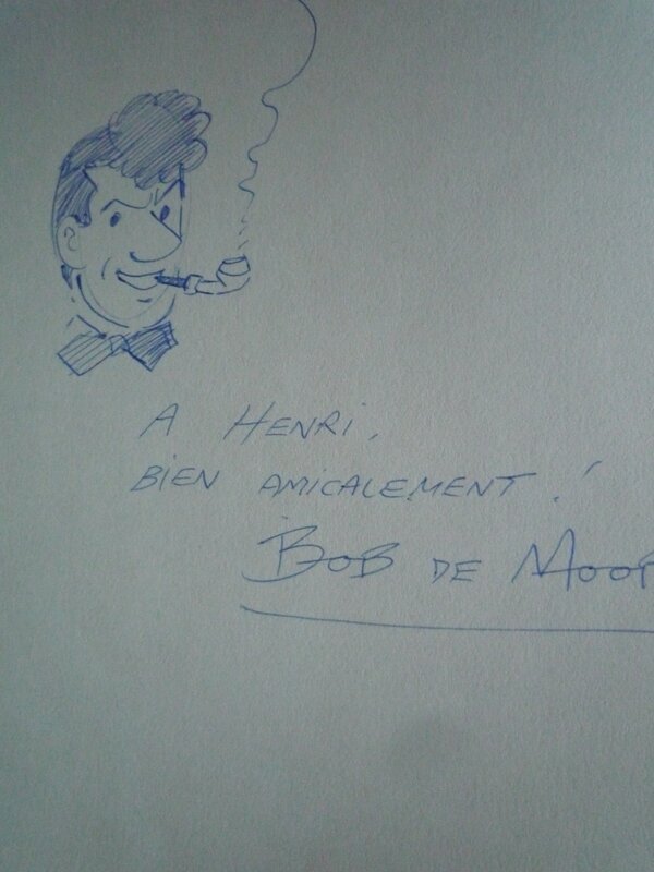 L INSPECTEUR MOREAU by Bob De Moor - Sketch