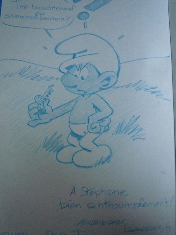 Schtroumpf by Daniël Desorgher - Sketch