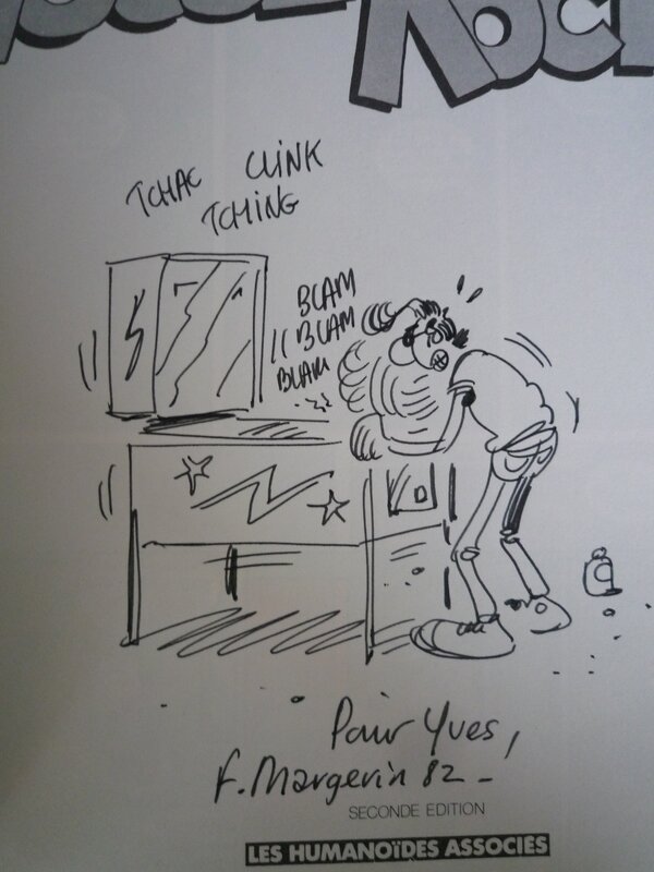 Frank Margerin, Lucien ET LE FLIPPER - Sketch