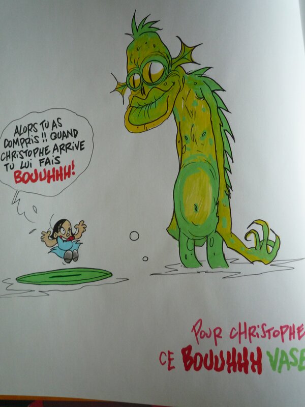 Olivier Supiot, Marie FRISSON ET LE DEMON VASEUX - Dédicace
