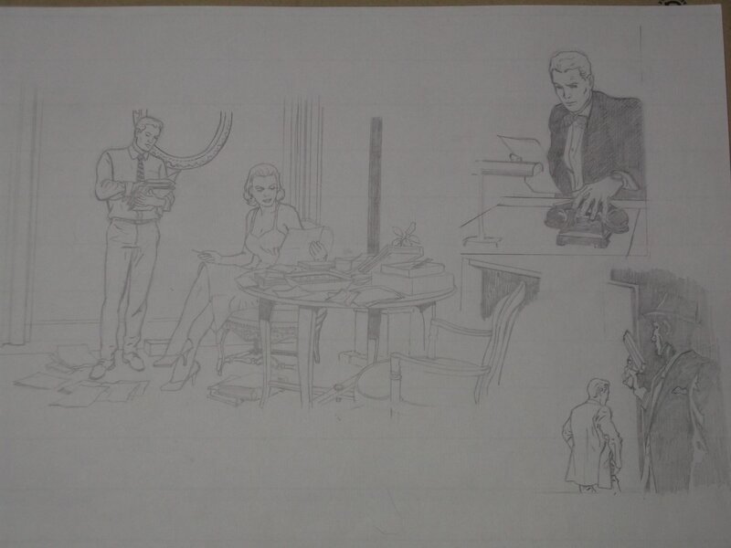 Lefranc by Franck Biancarelli - Original art