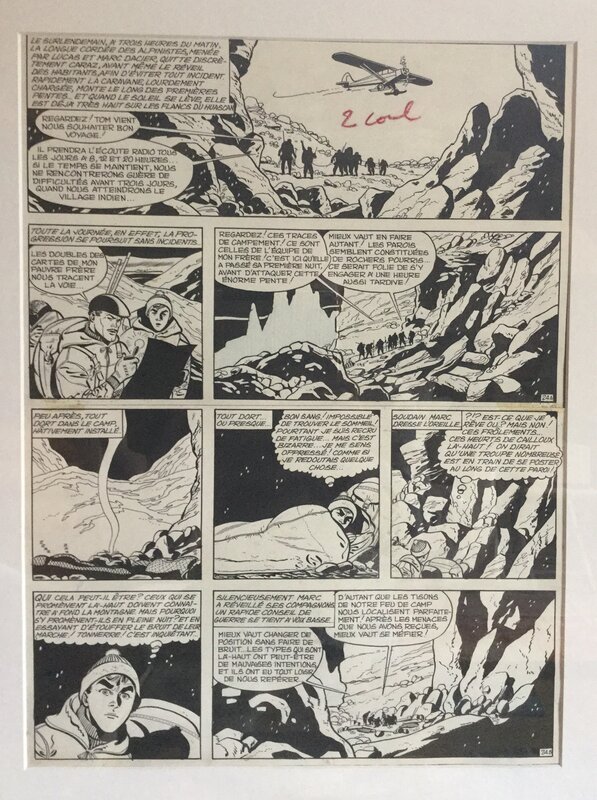 Eddy Paape, Marc Dacier , l'abominable homme des andes , Planche 25 - Comic Strip