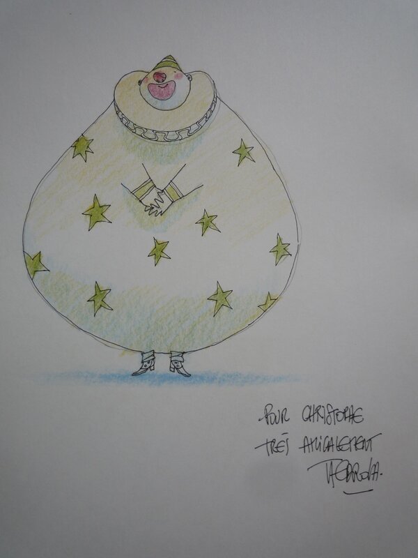Le CLOWN by Cyril Pedrosa - Sketch