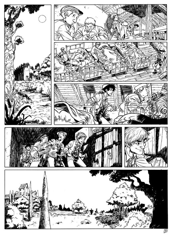 Morgann Tanco, Le Droit Chemin, Tome 1 - Planche originale