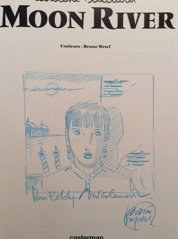 Caroline Baldwin by André Taymans - Sketch