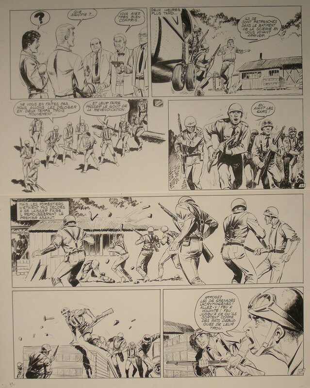 André Chéret Bob Mallard - Comic Strip