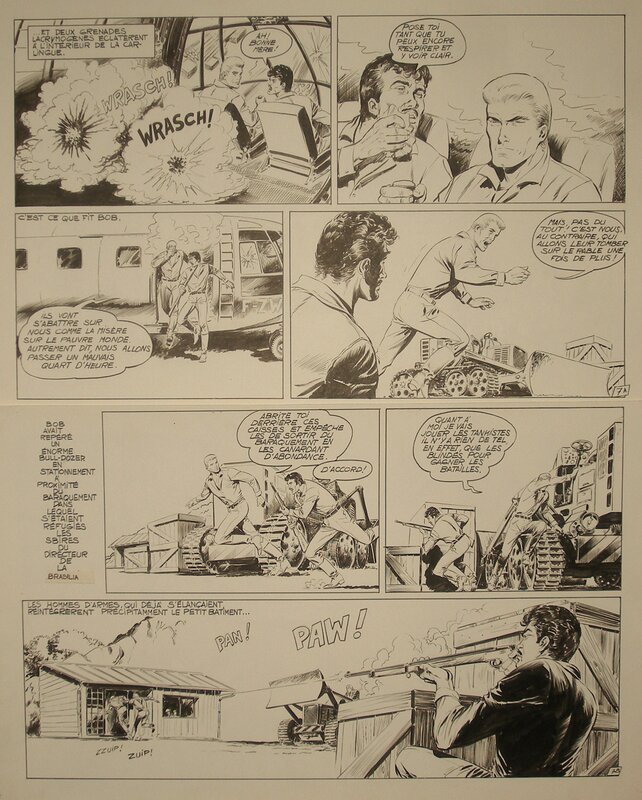 André Chéret Bob Mallard - Comic Strip