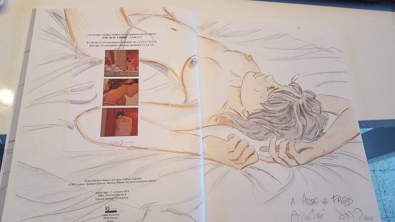 Dédicace de Jim dans 