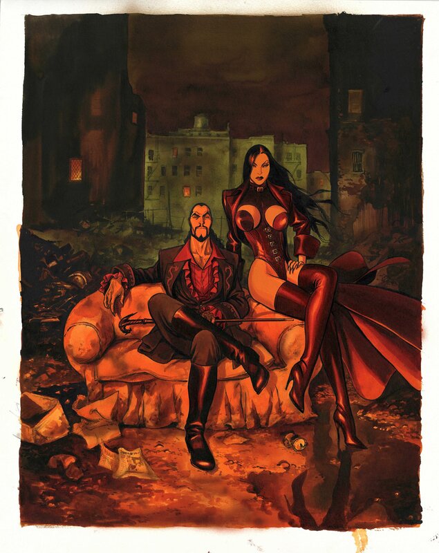 Rapaces - Enrico Marini / Couverture Tome 1 - Original Cover