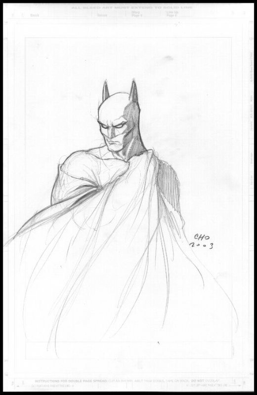Frank Cho Batman - Illustration originale
