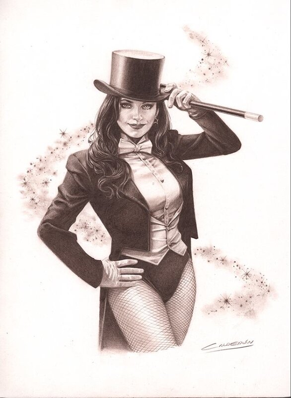 Jaime Caldéron, Jaime Calderon Zatanna - Original Illustration