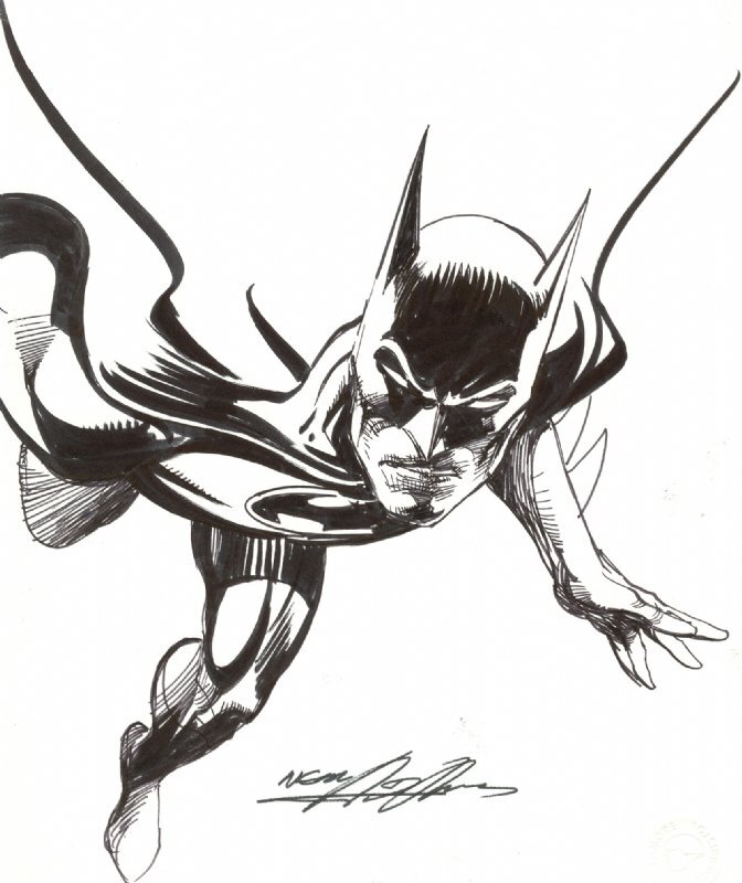 Neal Adams Batman - Illustration originale