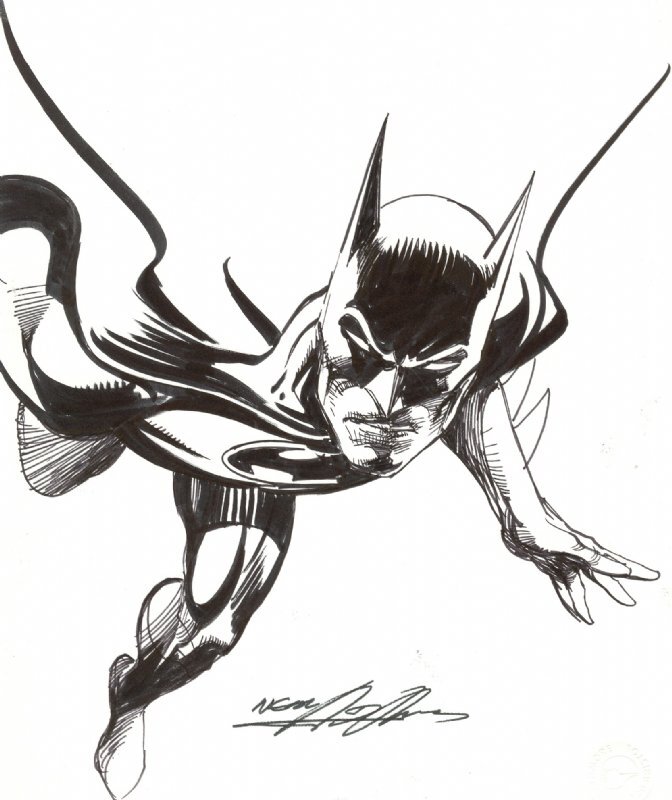 En vente - Neal Adams Batman - Illustration originale