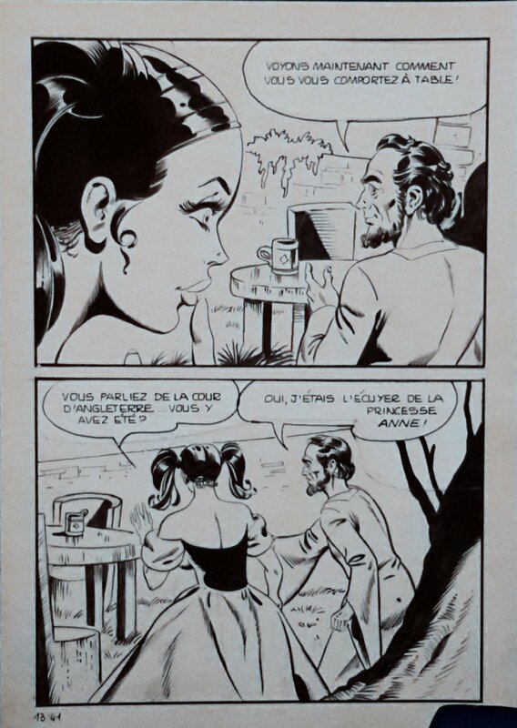 Maghella #13 P41 par Dino Leonetti - Planche originale