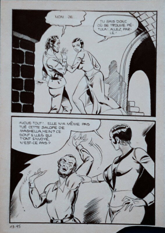 Maghella #13 P95 par Dino Leonetti - Planche originale