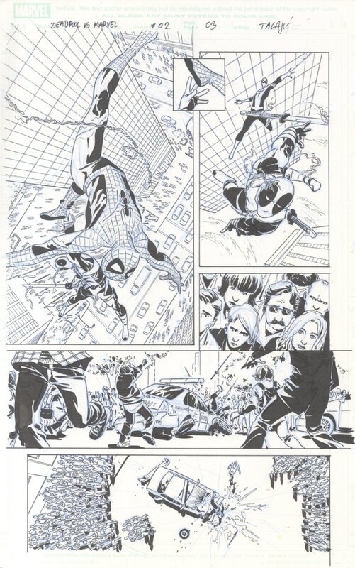 Dalibor Talajic, Deadpool Kills the Marvel Universe - Planche originale