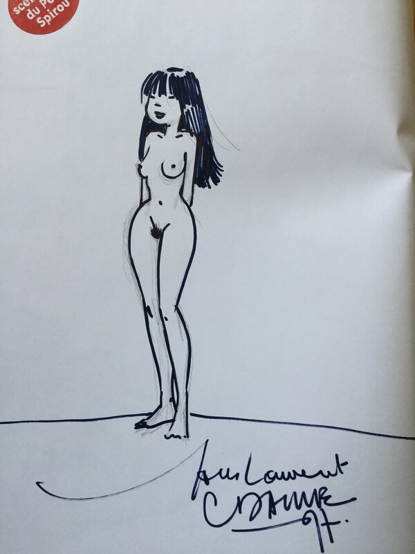Femme nue by Christian Darasse - Sketch