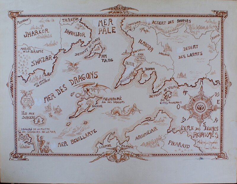 Druillet, Elric le Nécromancien - Illustration originale